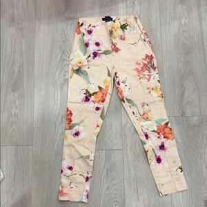 Marciano Cream and Pink Floral Skirt